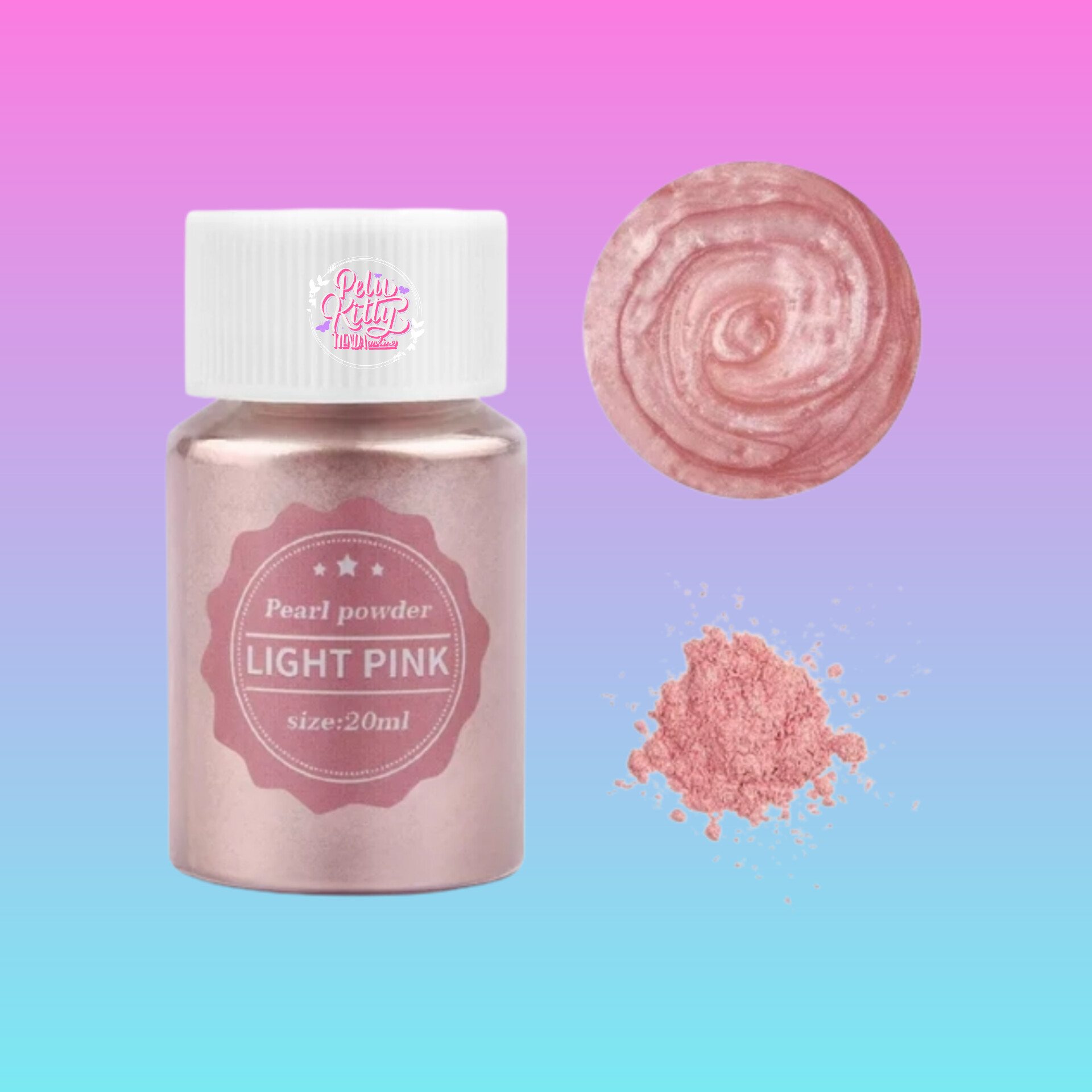 Pigmento Polvo Nacarado Light Pink